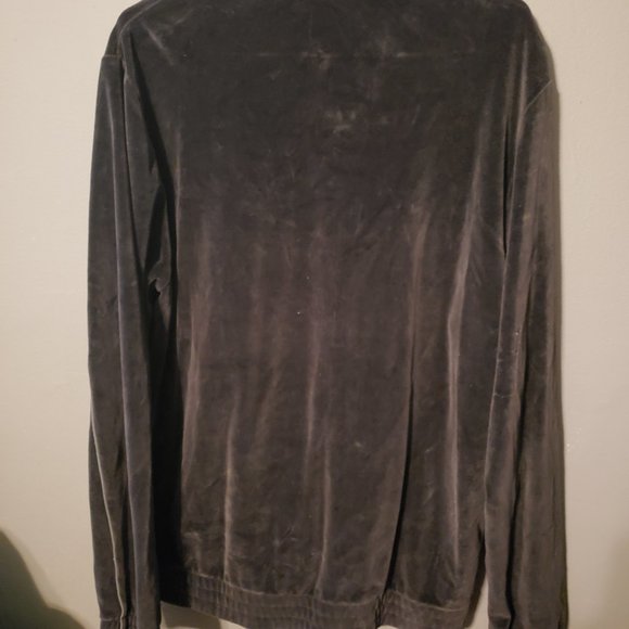 MENS PUMA VELOUR GLOSSY TRACK JACKET SIZE L - Picture 4 of 4